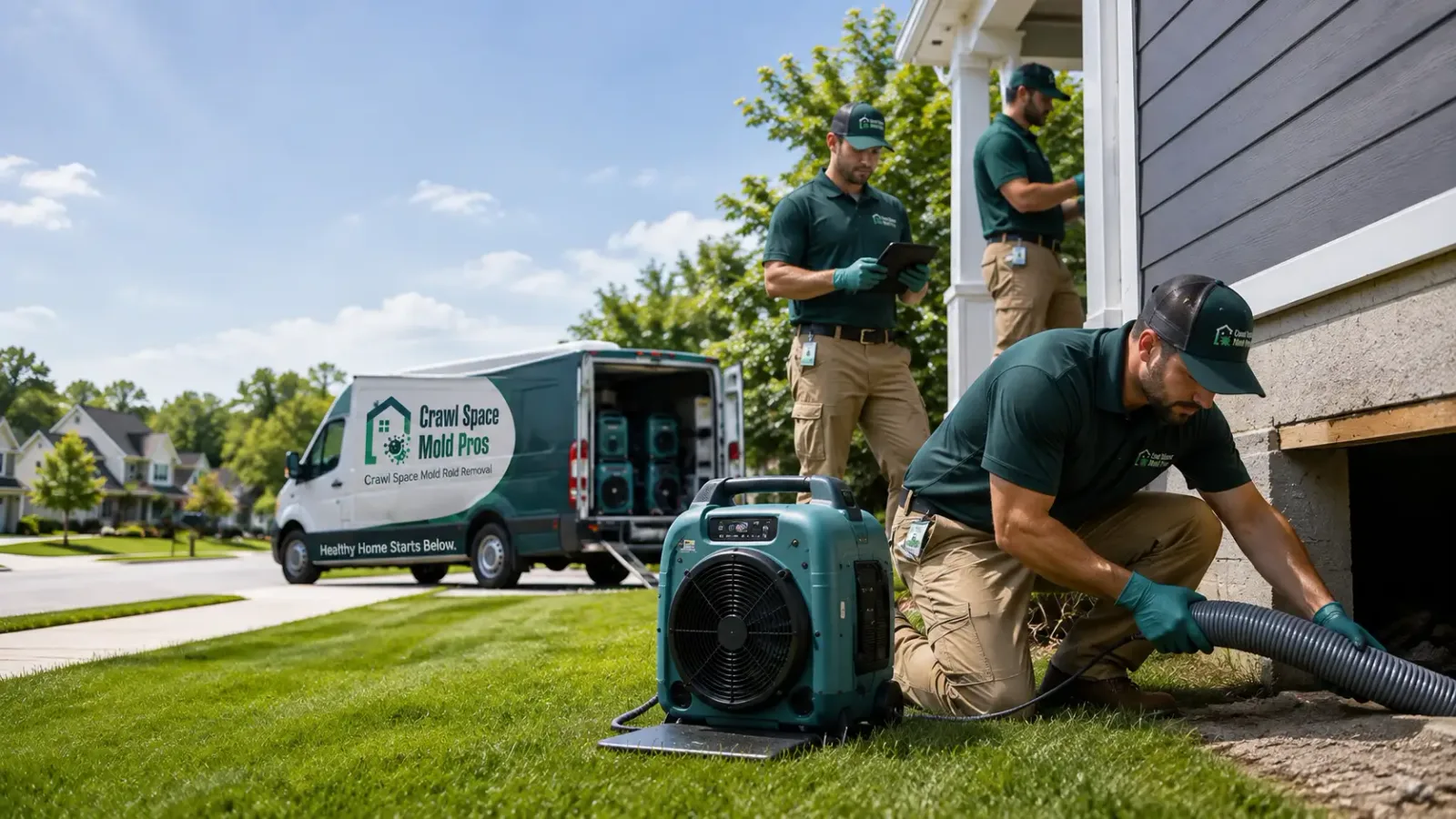 Crawl Space Mold Removal in Kalama, WA